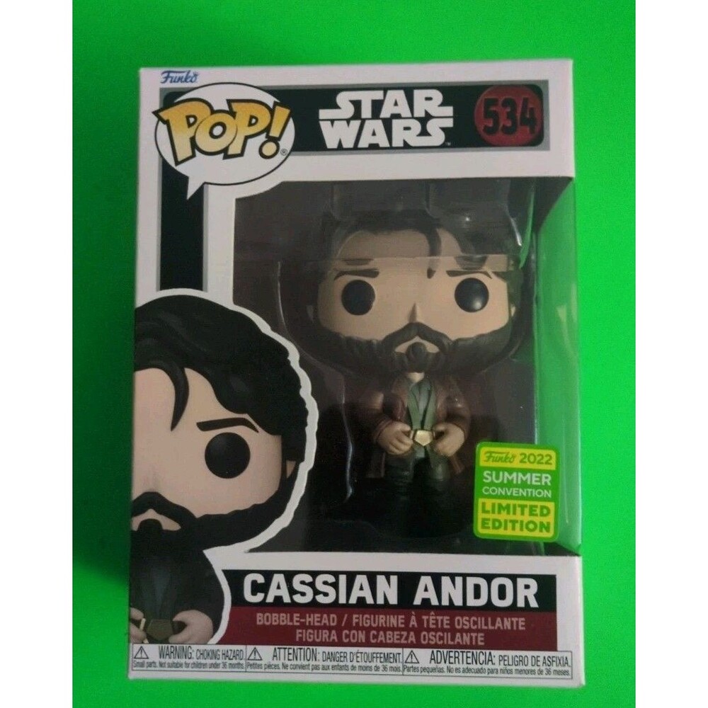 Funko Pop! Vinyl: Star Wars Cassian Andor - 2022 Summer Convention W/ Protector